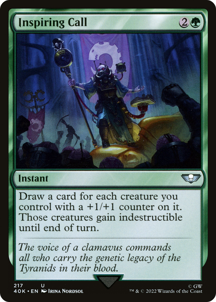 Inspiring Call (217) - Warhammer 40,000 Commander