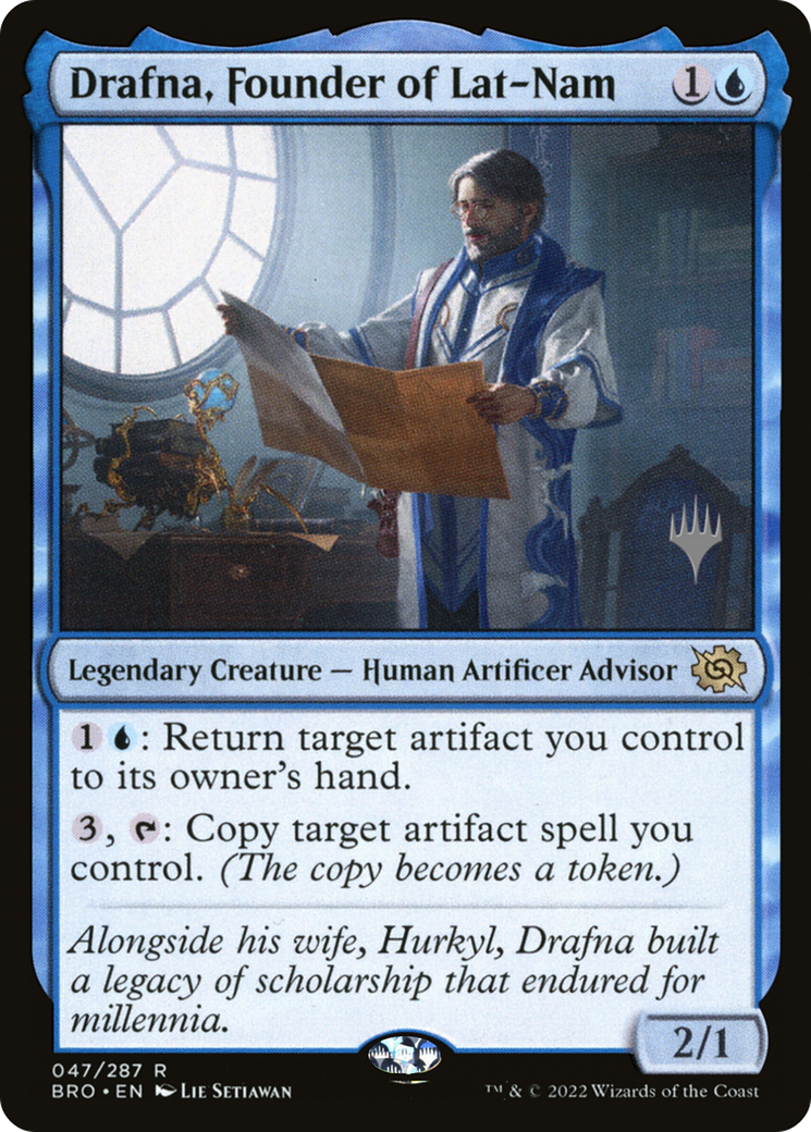 Drafna, Founder of Lat-Nam (47p) Foil - The Brothers' War Promos