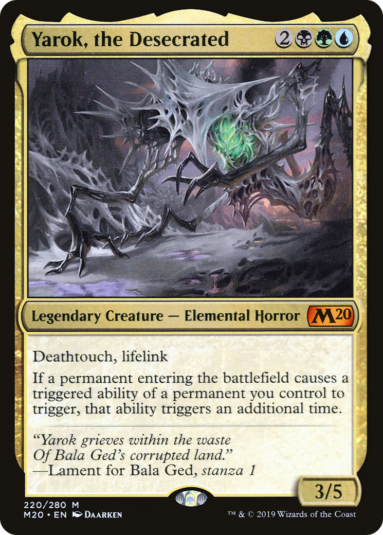 Yarok, the Desecrated (220) - Core Set 2020