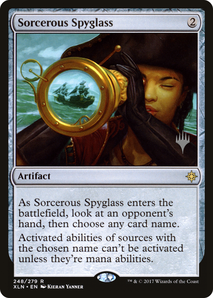 Sorcerous Spyglass (248) - Ixalan Promos