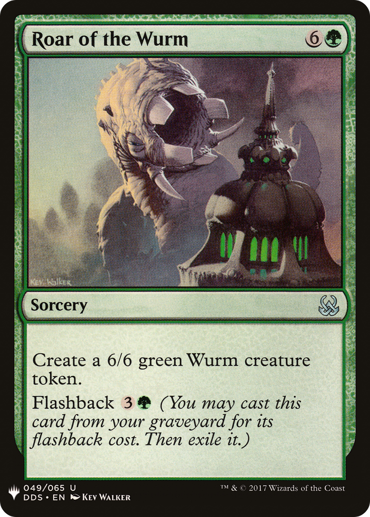 Roar of the Wurm (DDS-49) - The List