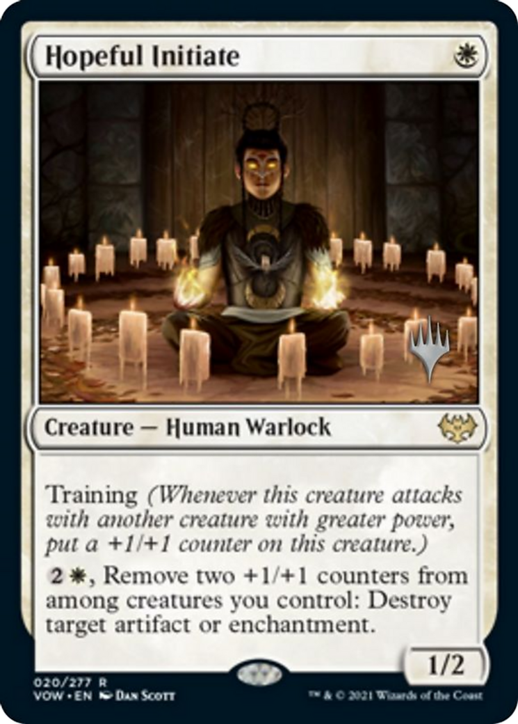 Hopeful Initiate (20p) - Innistrad: Crimson Vow Promos