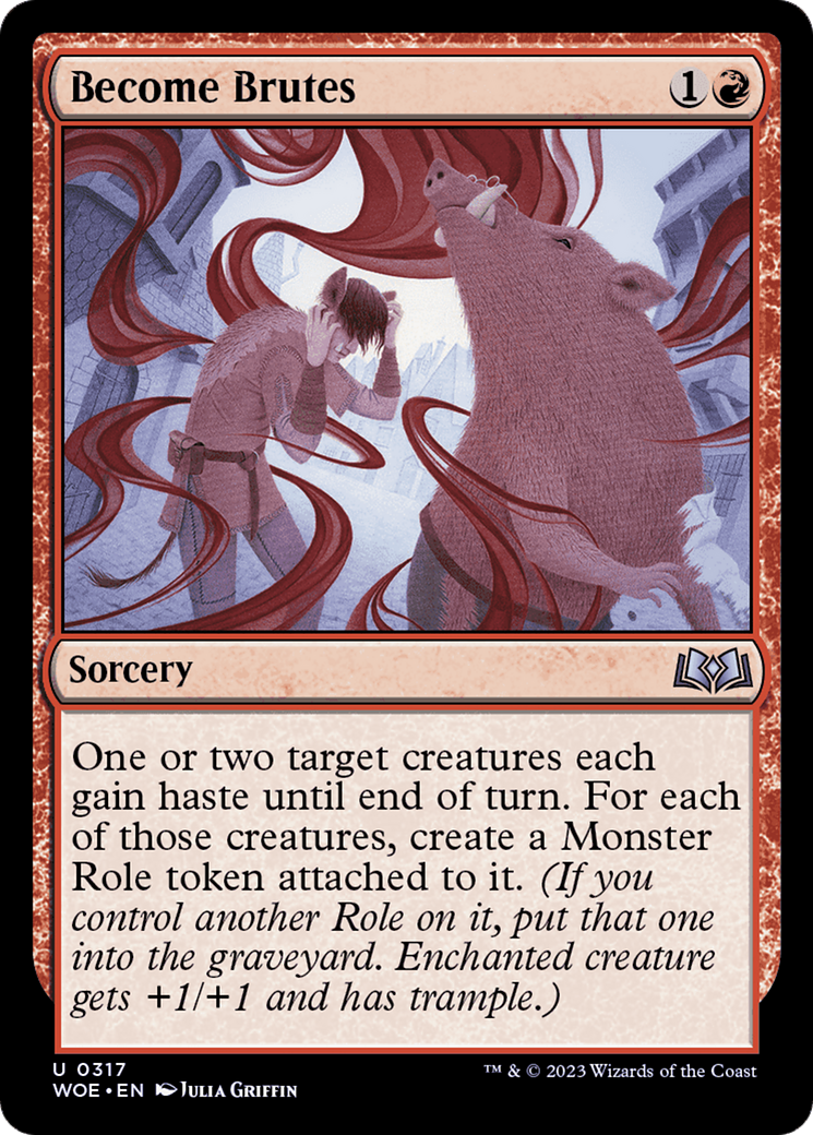 Become Brutes (317) Foil - Wilds of Eldraine