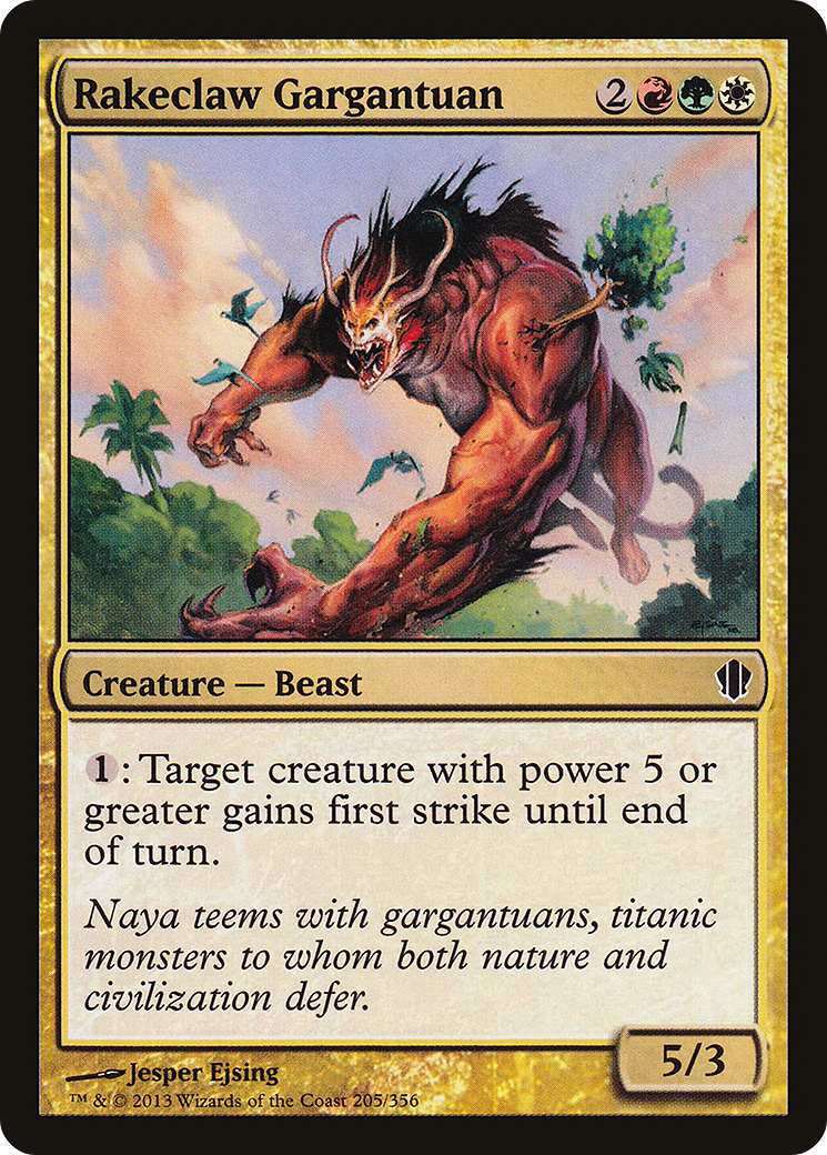Rakeclaw Gargantuan (205) - Commander 2013