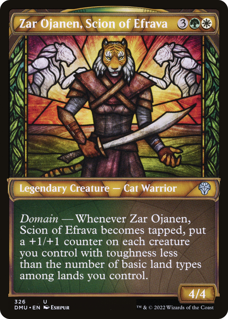 Zar Ojanen, Scion of Efrava (Showcase) (326) - Dominaria United