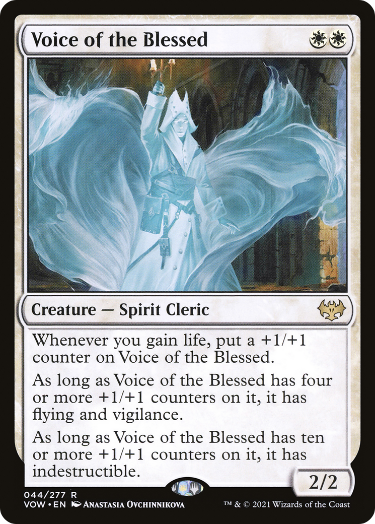 Voice of the Blessed (044) Foil - Innistrad: Crimson Vow