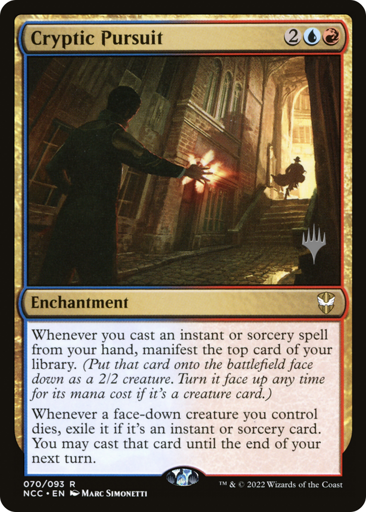 Cryptic Pursuit (70p) Foil - New Capenna Commander Promos