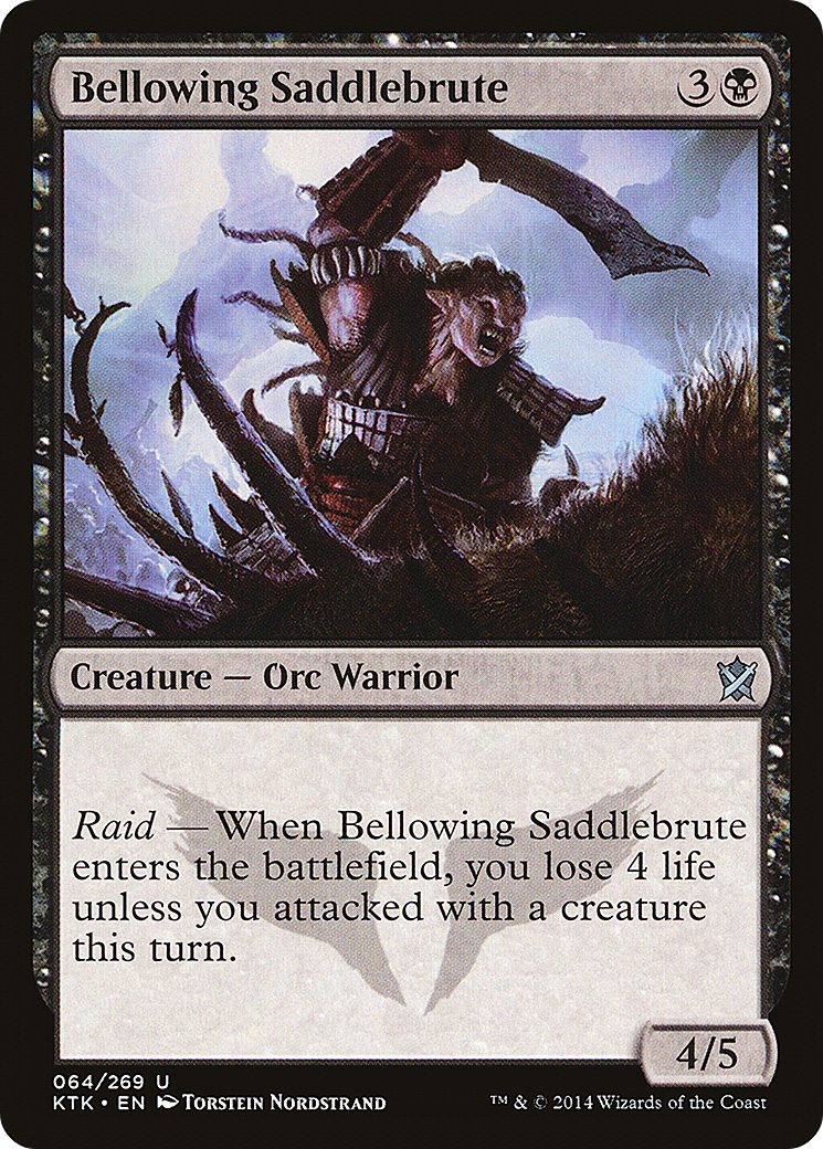 Bellowing Saddlebrute (064) - Khans of Tarkir