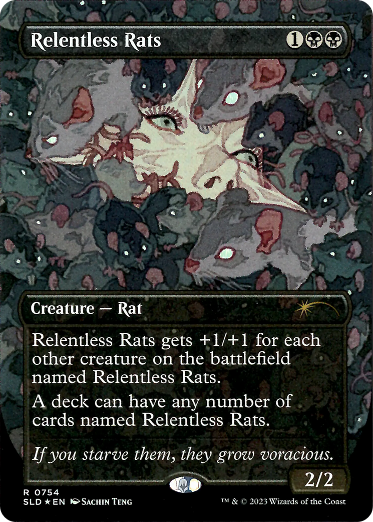 Relentless Rats (754) Foil - Secret Lair Drop