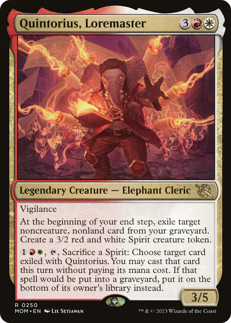 Quintorius, Loremaster (250) - March of the Machine