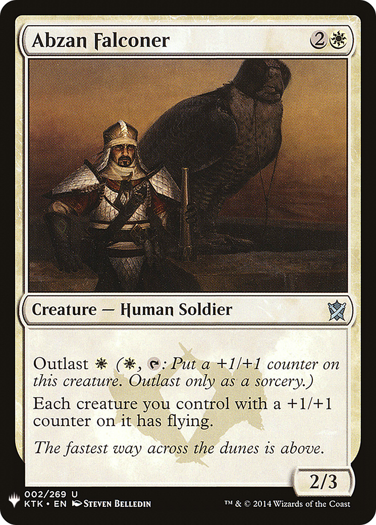 Abzan Falconer (KTK-2) - The List