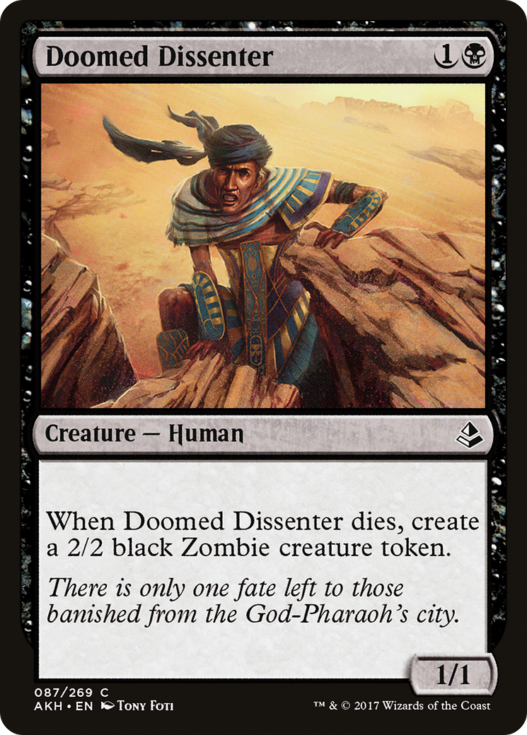 Doomed Dissenter (087) Foil - Amonkhet