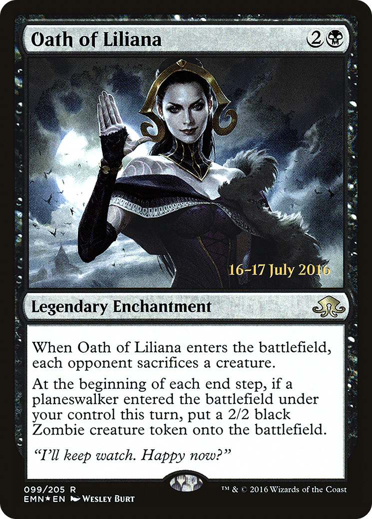 Oath of Liliana (099) Foil - Eldritch Moon Promos