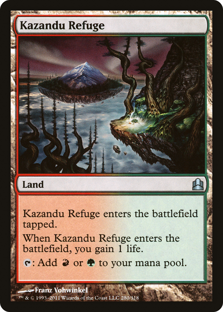 Kazandu Refuge (280) - Commander 2011