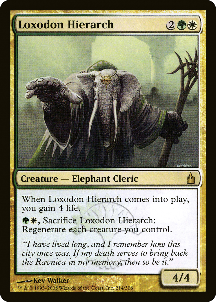 Loxodon Hierarch (214) - Ravnica: City of Guilds