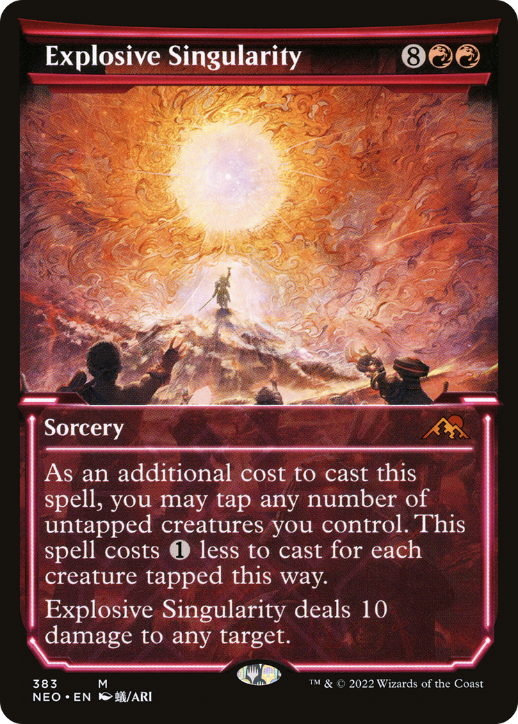 Explosive Singularity (Showcase) (383) - Kamigawa: Neon Dynasty