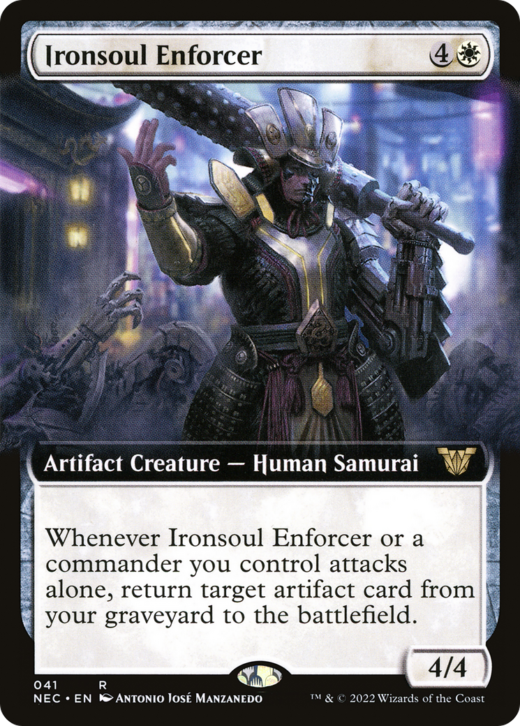 Ironsoul Enforcer (Extended Art) (041) - Neon Dynasty Commander