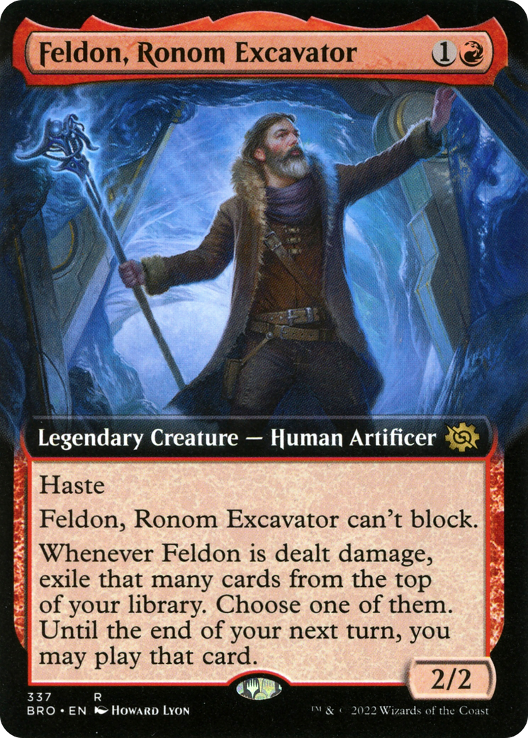 Feldon, Ronom Excavator (Extended Art) (337) - The Brothers' War