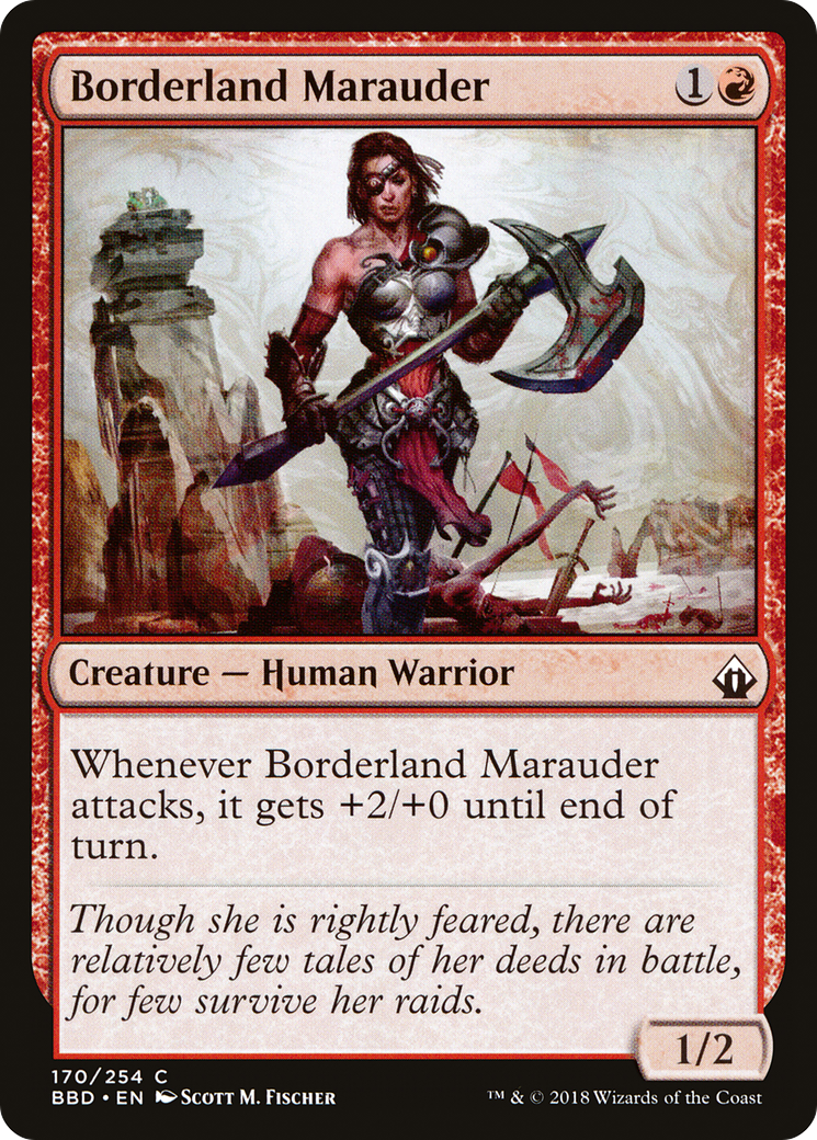 Borderland Marauder (170) Foil - Battlebond