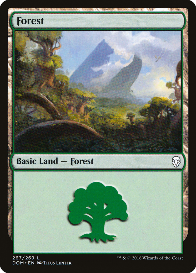 Forest (267) Foil - Dominaria