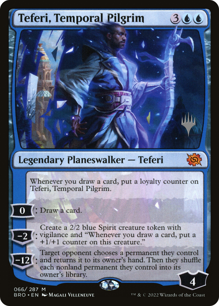 Teferi, Temporal Pilgrim (66p) Foil - The Brothers' War Promos