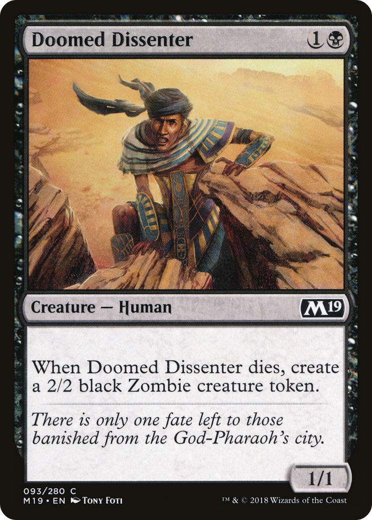 Doomed Dissenter (093) - Core Set 2019