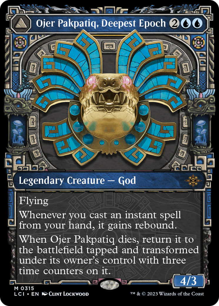 Ojer Pakpatiq, Deepest Epoch (Showcase) (315) Foil - The Lost Caverns of Ixalan