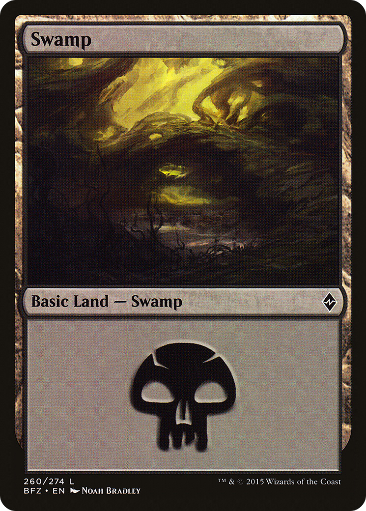 Swamp (260) - Battle for Zendikar