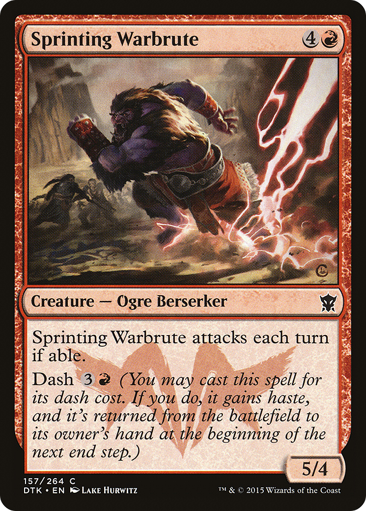 Sprinting Warbrute (157) - Dragons of Tarkir