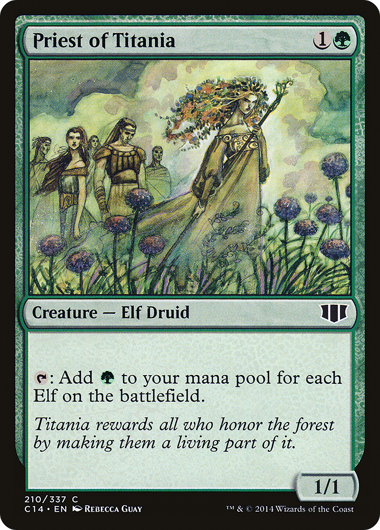 Priest of Titania (210) - Commander 2014