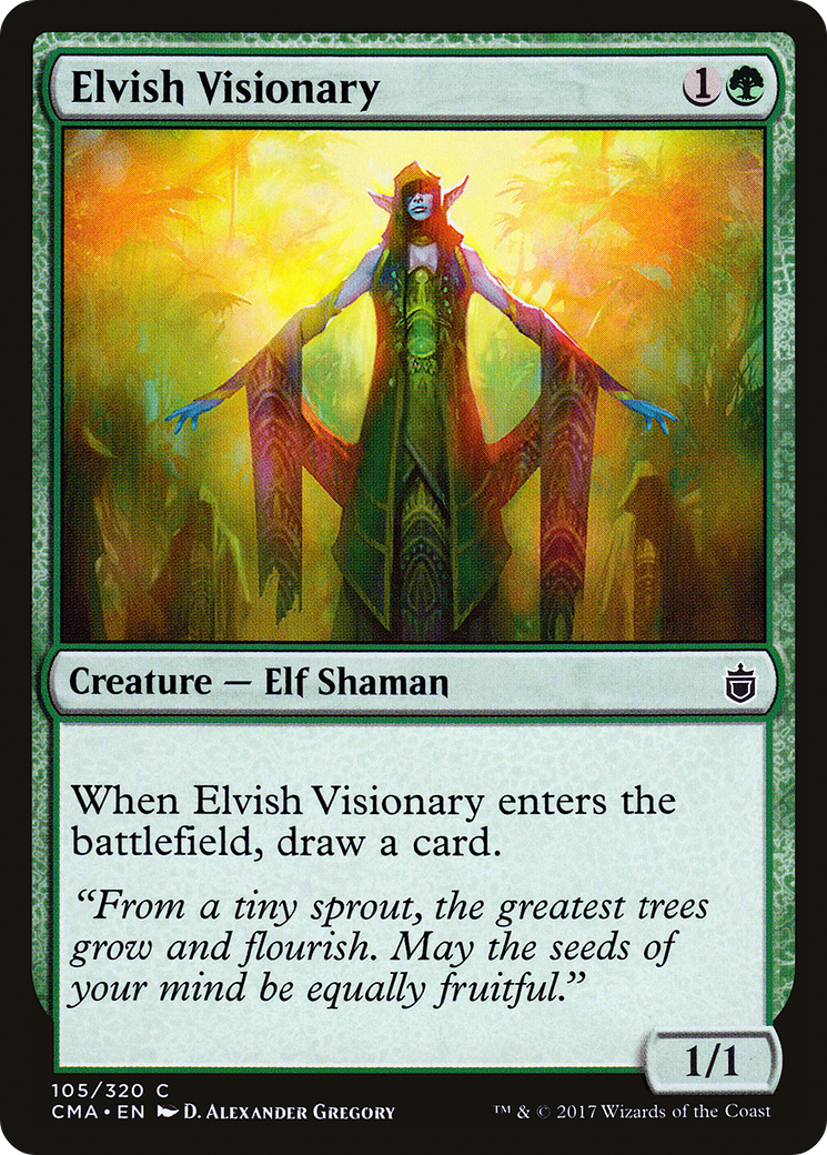Elvish Visionary (105) - Commander Anthology
