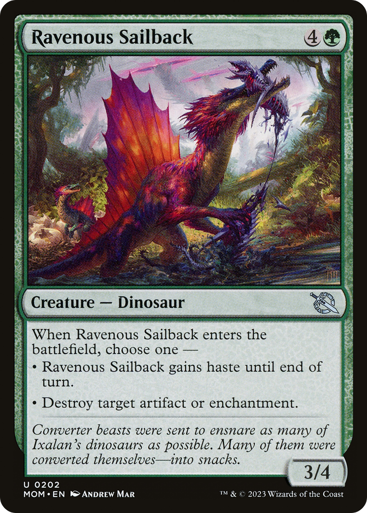 Ravenous Sailback (202) Foil - March of the Machine