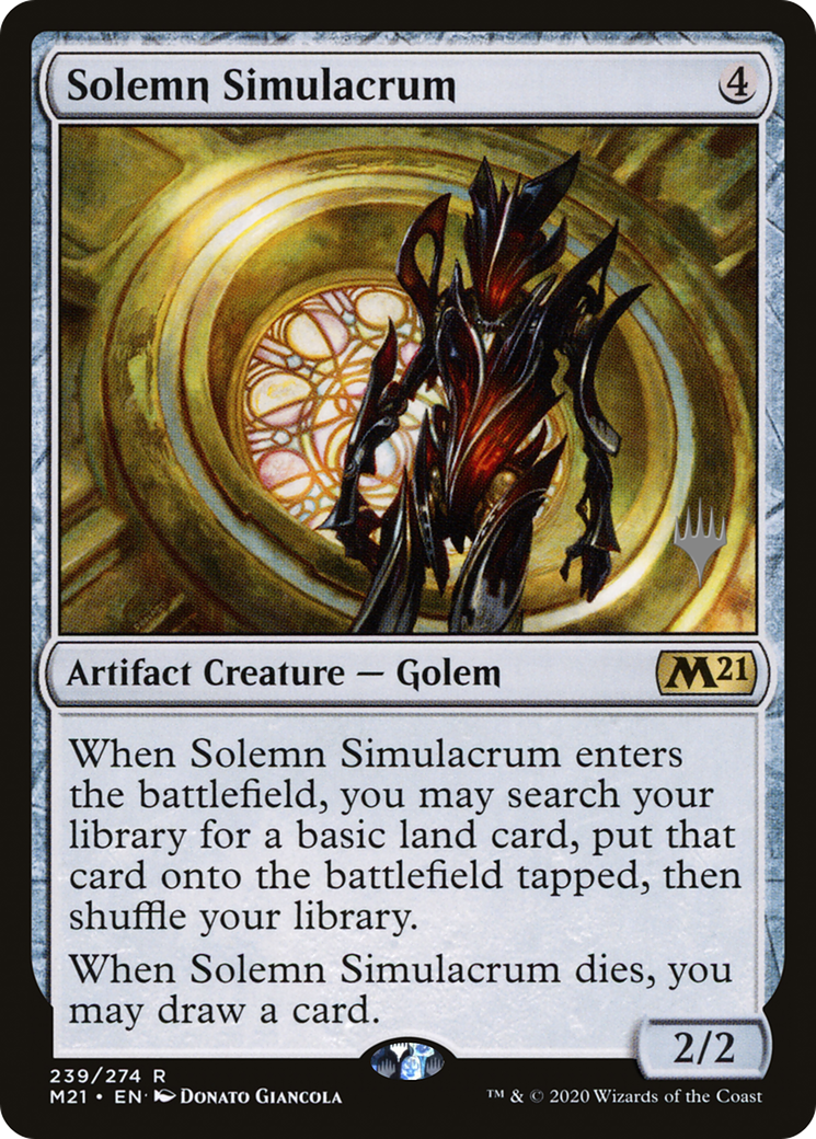 Solemn Simulacrum (239) - Core Set 2021 Promos