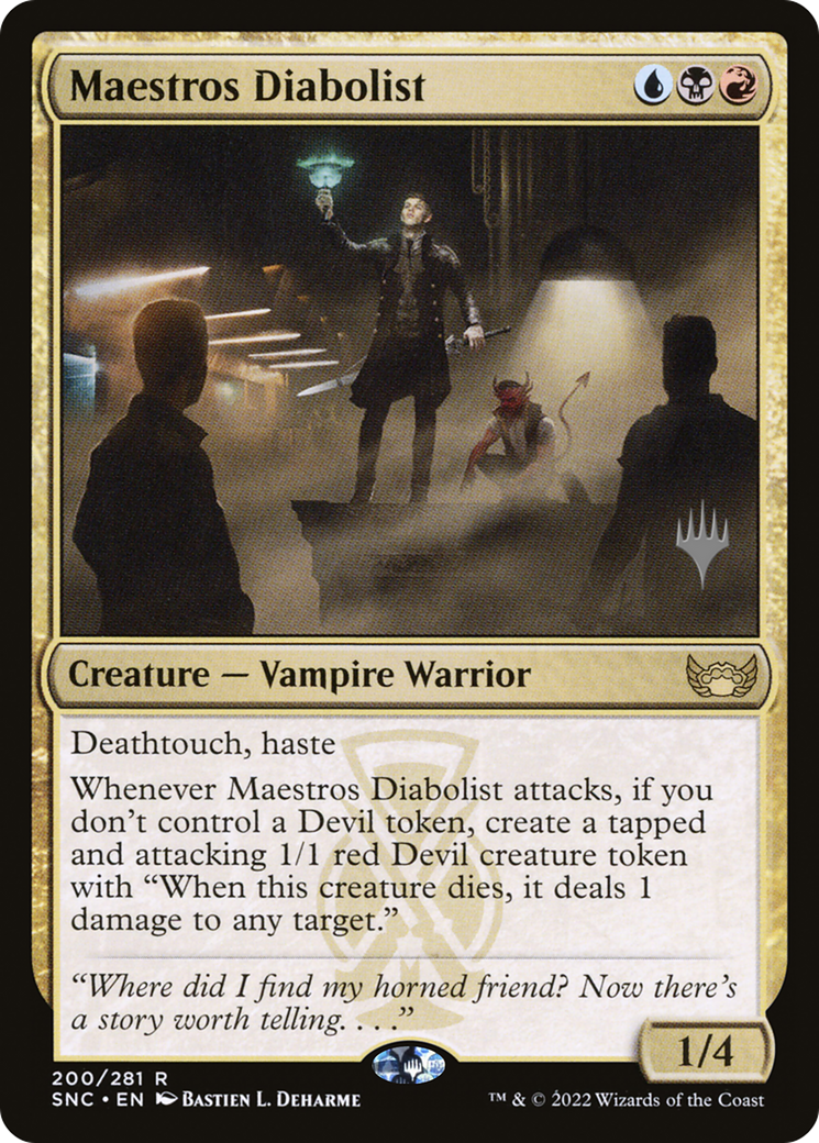 Maestros Diabolist (200) Foil - Streets of New Capenna Promos