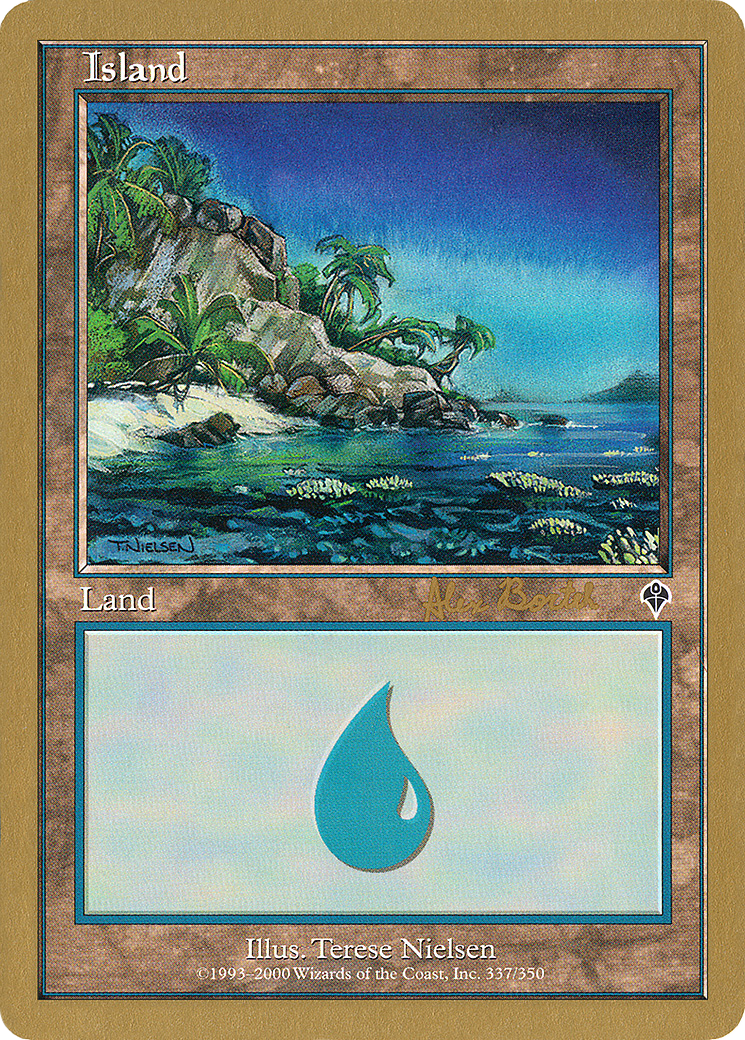 Island (337) - 2001 Alex Borteh (INV) (Retro) - World Championship Decks 2001