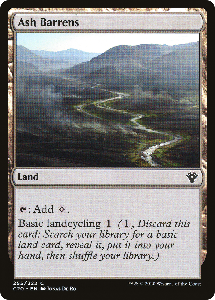 Ash Barrens (255) - Commander 2020