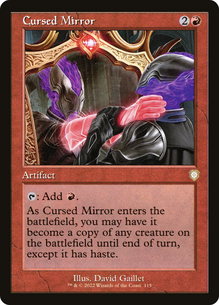 Cursed Mirror (Retro) (115) - The Brothers' War Commander