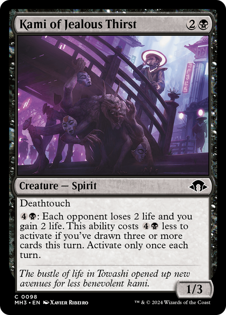 Kami of Jealous Thirst (098) Foil - Modern Horizons 3