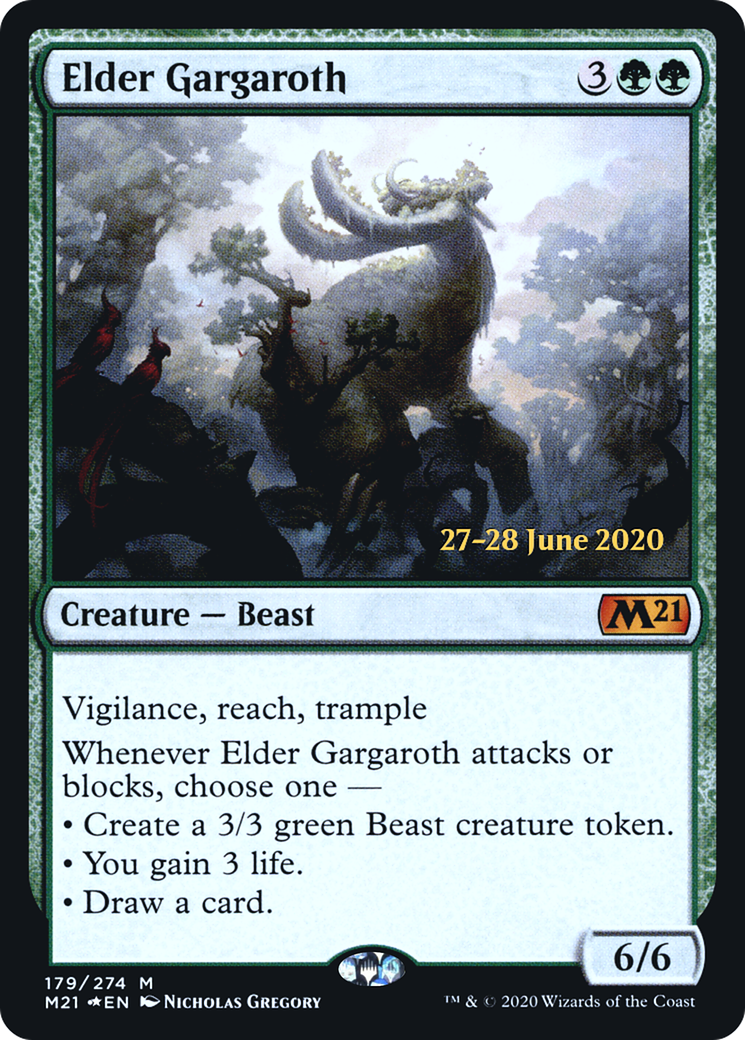 Elder Gargaroth (179) Foil - Core Set 2021 Promos