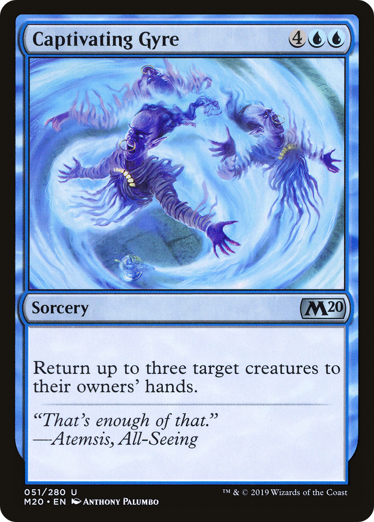 Captivating Gyre (051) Foil - Core Set 2020