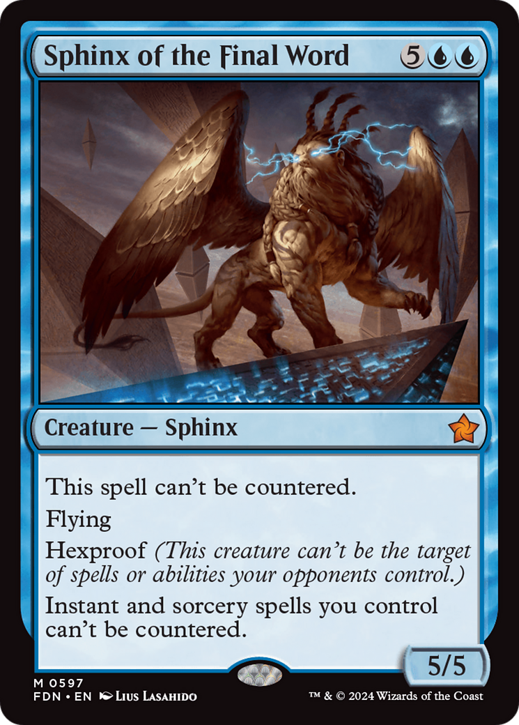 Sphinx of the Final Word (597) - Foundations
