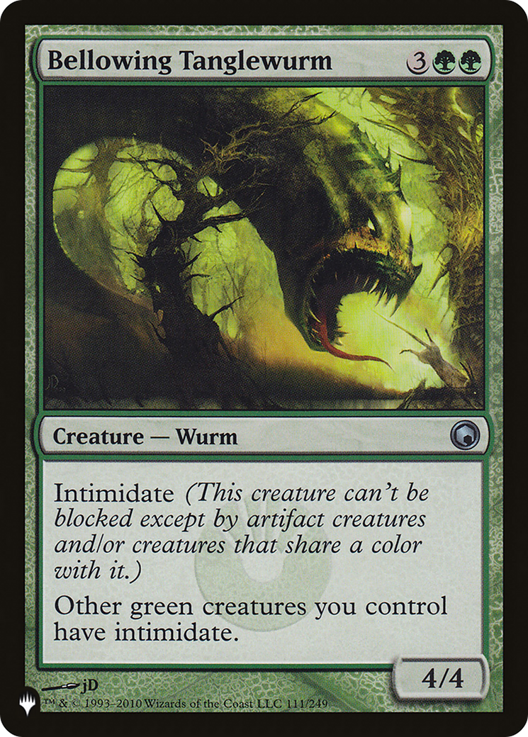 Bellowing Tanglewurm (SOM-111) - The List