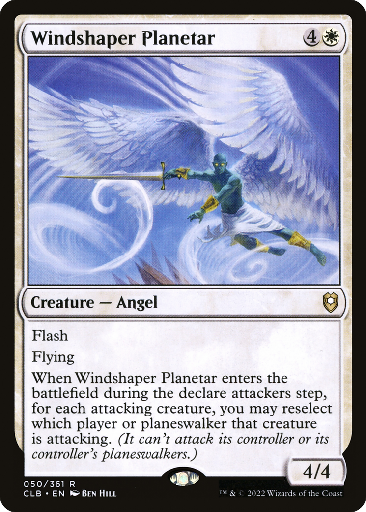 Windshaper Planetar (050) Foil - Commander Legends: Battle for Baldur's Gate