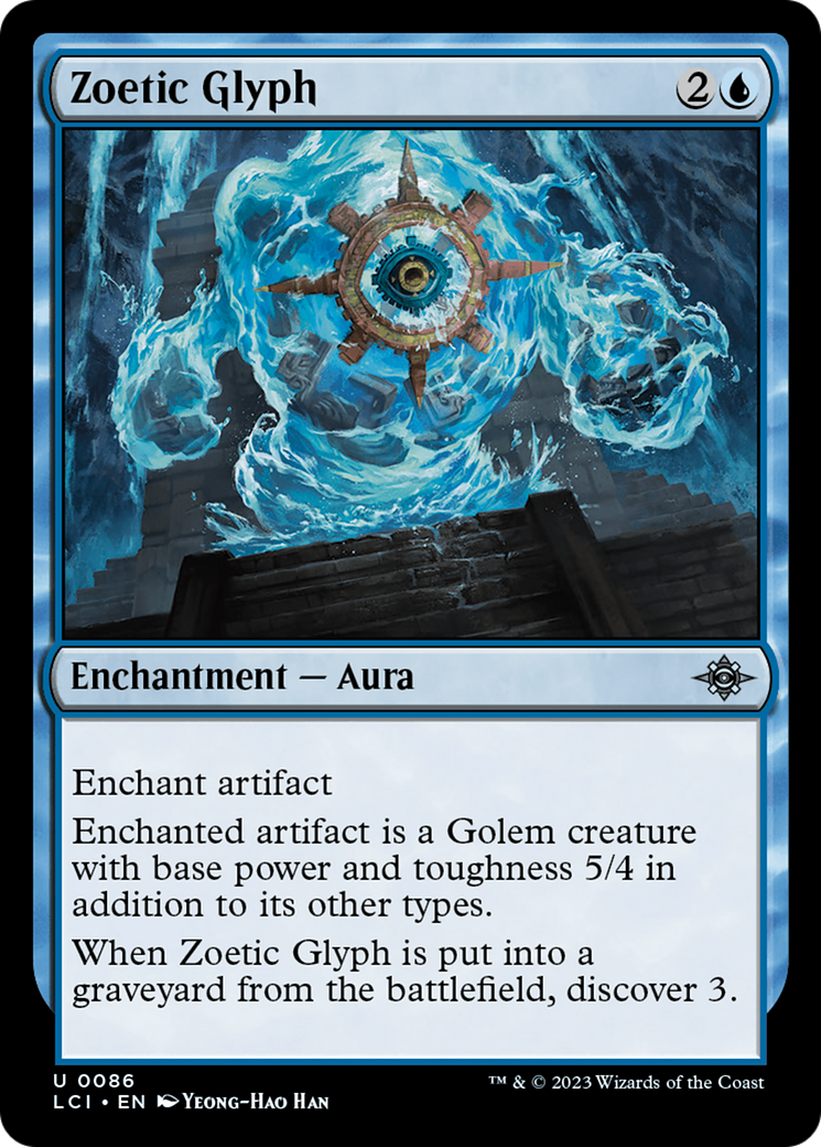 Zoetic Glyph (086) Foil - The Lost Caverns of Ixalan
