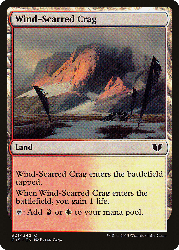 Wind-Scarred Crag (321) - Commander 2015