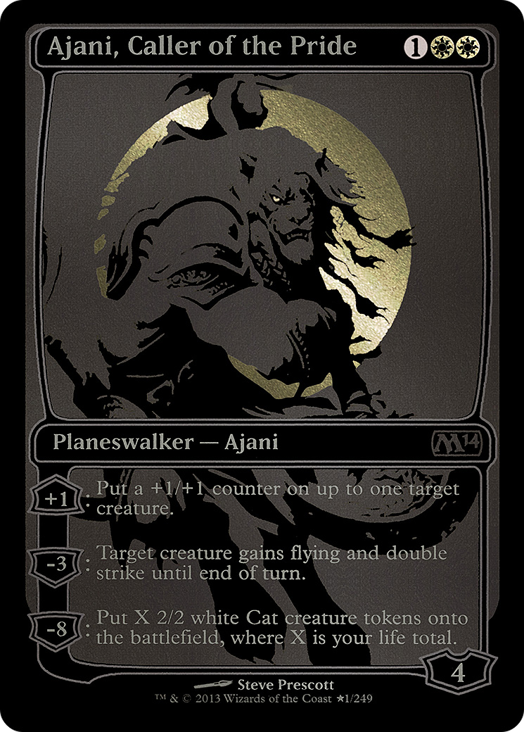 Ajani, Caller of the Pride (SDCC 23 Exclusive) (001) Foil - San Diego Comic-Con 2013