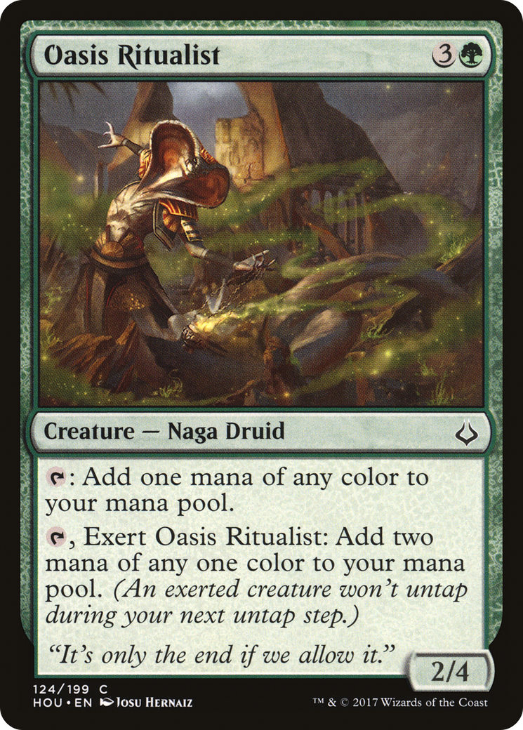 Oasis Ritualist (124) Foil - Hour of Devastation