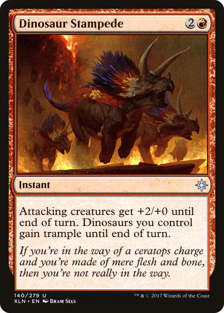 Dinosaur Stampede (140) Foil - Ixalan