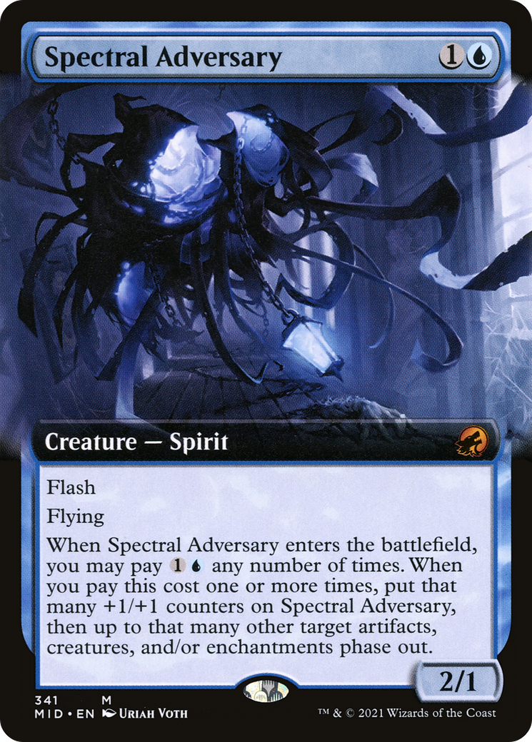 Spectral Adversary (Extended Art) (341) Foil - Innistrad: Midnight Hunt