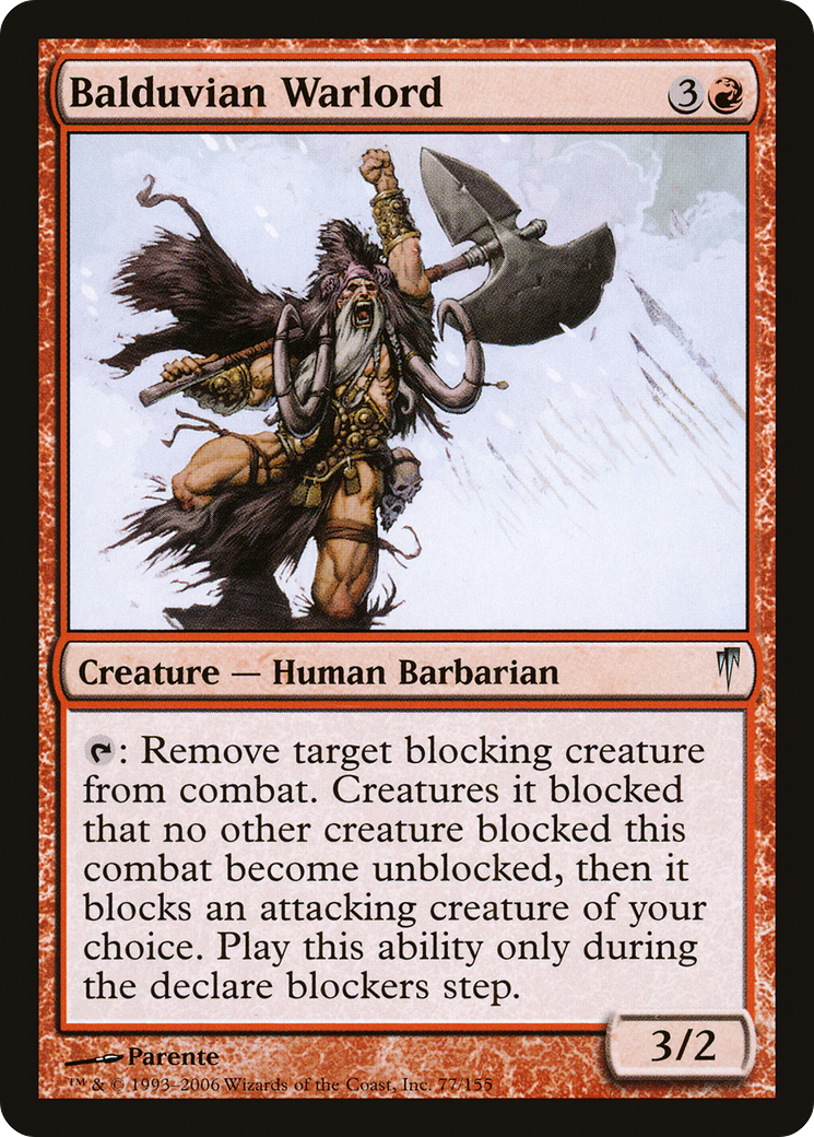 Balduvian Warlord (077) - Coldsnap